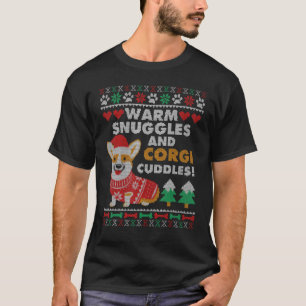 Warme Umarmungen Und Corgi Kuscheln Hässlicher Pul T-Shirt