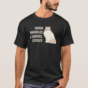 Warme Umarmungen und Ragdoll-Schmusekatzen-Elternt T-Shirt