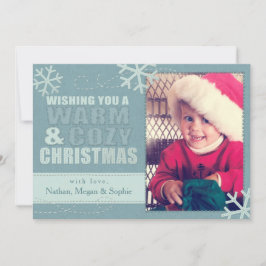 Warme und gemütliche Weihnachtslieder gefühlt/best Feiertagskarte