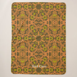 Warme Vibes Geometrische Mandala-Kunst Sherpadecke