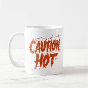 Warme Vorsicht Kaffeetasse