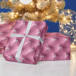 Warme weich rosa Imitate Velvet Geschenkpapier