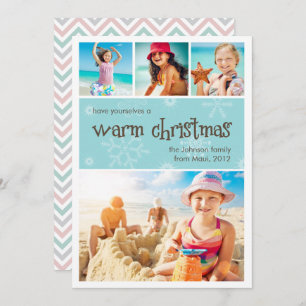 Warme Weihnachten 4 Foto Weihnachtskarte