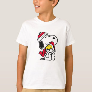warme Weihnachten mit Snoopy & Woodstock T-Shirt