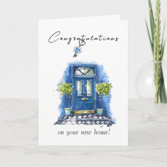 Warme Welcome Zuhause Card Karte (Vorderseite)