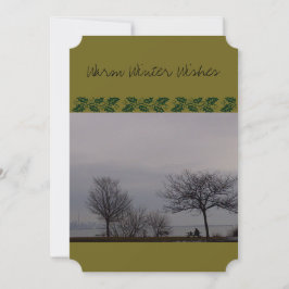 Warme Winterwünsche (mit Hund) von RoseWrites Einladung