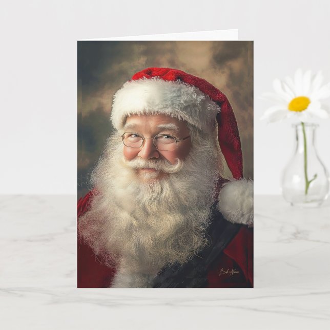 Warme Wünsche aus dem Herzen der Weihnachtszeit Karte (Kleine Pflanze)
