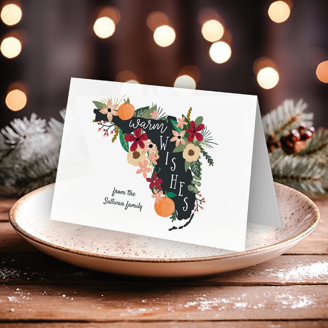 Warme Wünsche aus Florida Feiertagskarte (Von Creator hochgeladen)