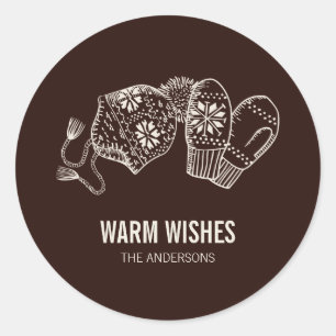 Warme Wünsche Holiday Essentials Sticker