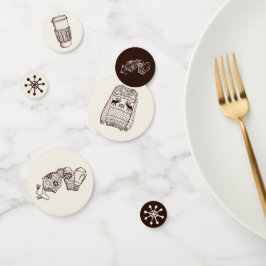 Warme Wünsche Holiday Essentials Table Confetti Konfetti