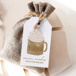 Warme Wünsche Hot Cocoa Weihnachtsfeiertag Geschenkanhänger