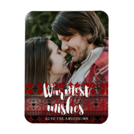 Warme Wünsche Messe Isle Pattern Magnet