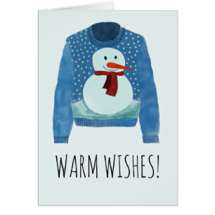 Warme Wünsche Weihnachts-Sweater