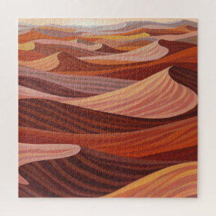 Warme Wüstenlandschaft - Landschaftliche Kunstdruc