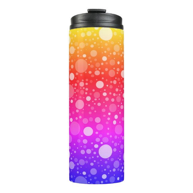 Wärmeglas mit Tupfen Thermosbecher (Vorderseite)