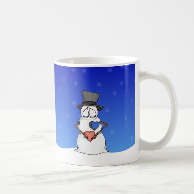 Wärmen Sie Ihr Herz Kaffeetasse (Rechts)