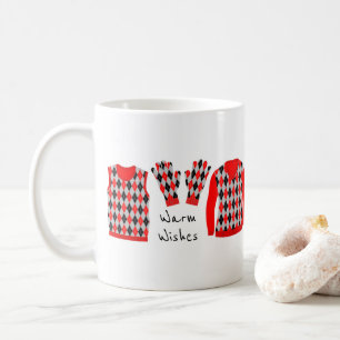 Wärmen Sie Wunsch-Rauten-Muster-Einzelteil-Tasse  Kaffeetasse
