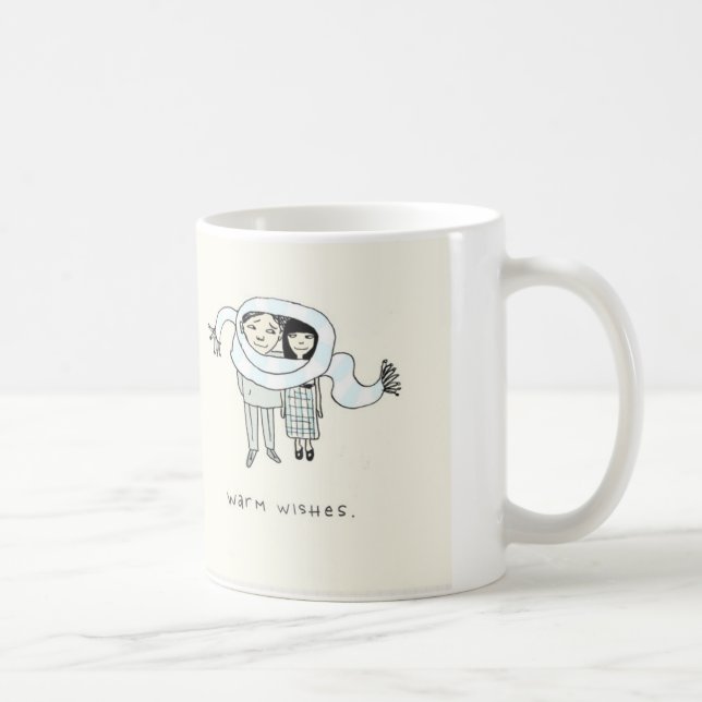 Wärmen Sie Wunsch-Tasse Kaffeetasse (Rechts)