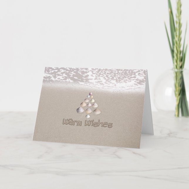 Wärmen Sie Wünsche Feiertagskarte (Vorderseite)