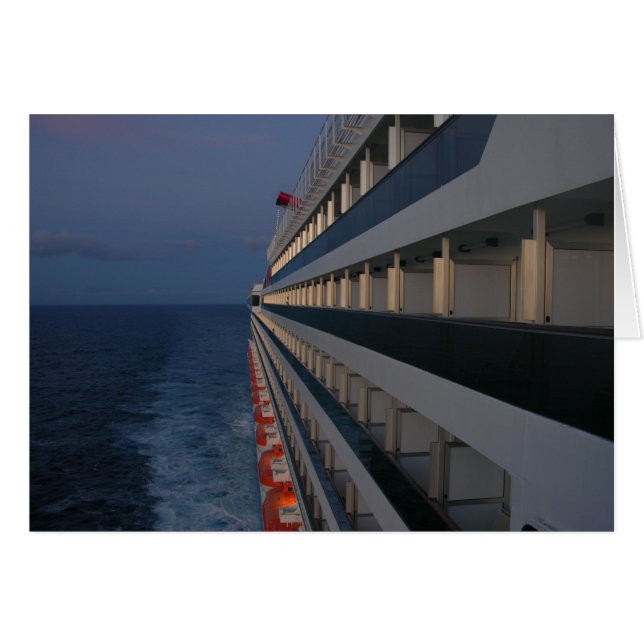 Warmer Abend an der Seekarte (Vorderseite (Horizontal))