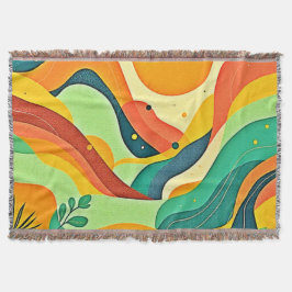 Warmer Abstrakter Strom Decke