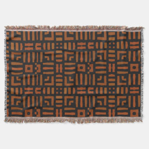Warmer afrikanischer geometrischer Stammes- Decke