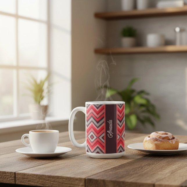Warmer Chevron Kaffeetasse (Von Creator hochgeladen)