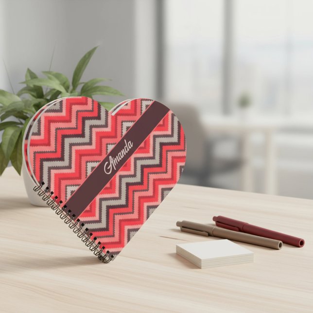 Warmer Chevron Notizbuch (Von Creator hochgeladen)