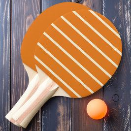 Warmer Citrus Streifen und fest Tischtennis Schläger