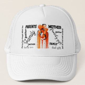 Warmer Familienspender Kunst Trucker Hut Truckerkappe