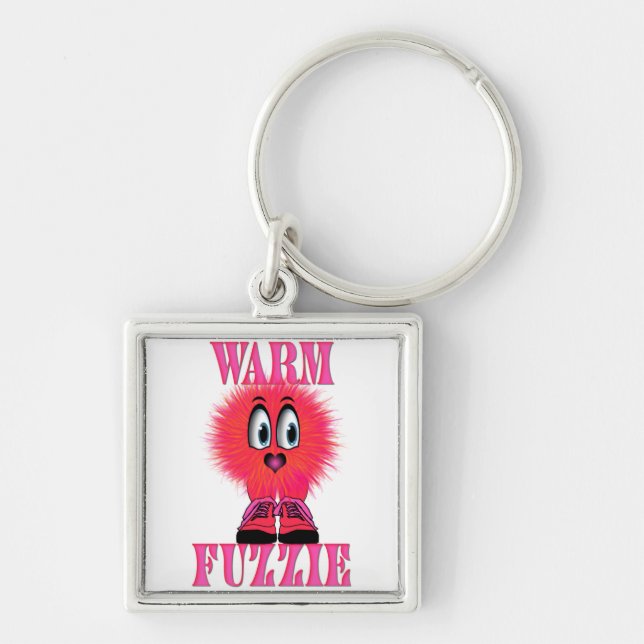 Warmer Fuzzie-Schlüsselanhänger Schlüsselanhänger (Vorne)