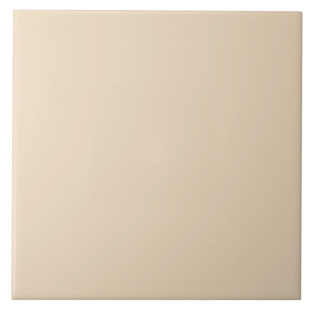 Warmer Hafer-Beige Fliese (Vorderseite)