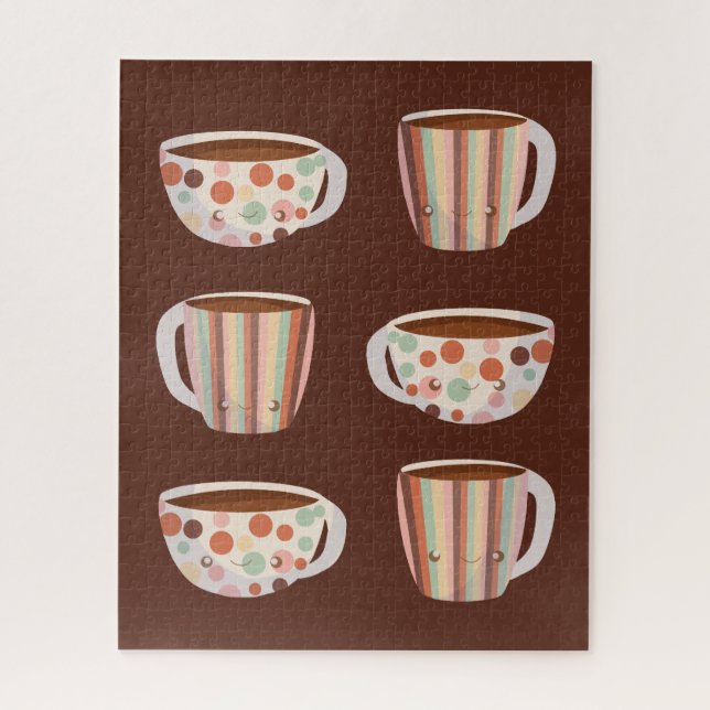 Warmer Kreis auf Kaffeetassen (Vertikal)
