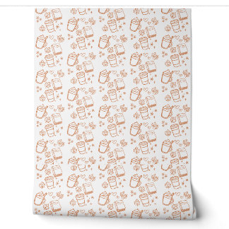 Warmer orange Herbst Wallpaper Tapete