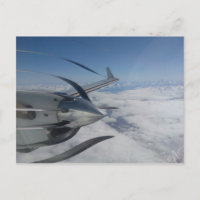 Warmer Propeller Postkarte