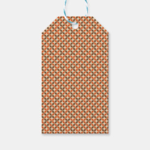 Warmer Retro-Boomerang im Stil der Mitte des Jahrh Geschenkanhänger