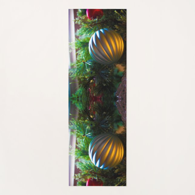 Warmer Silber Yogamatte (Vorderseite)