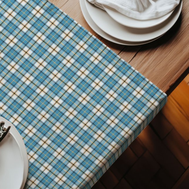 Warmer Tartan Tischläufer Perfekt für Familienesse (Warm Tartan Table Runner Perfect for Family Meals)