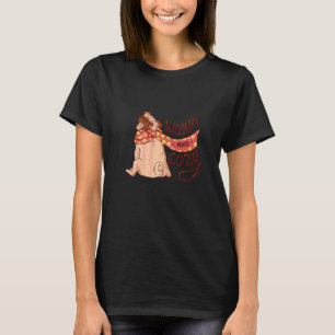 Warmer und gemütlicher Mops Puggle Hunde Besitzer  T-Shirt