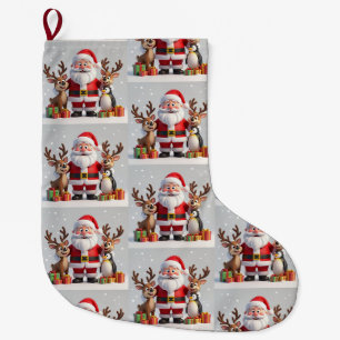 Warmer und gemütlicher Weihnachtsstrumpf Großer Weihnachtsstrumpf
