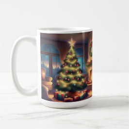 Warmer Weihnachtsbaum Kaffeetasse