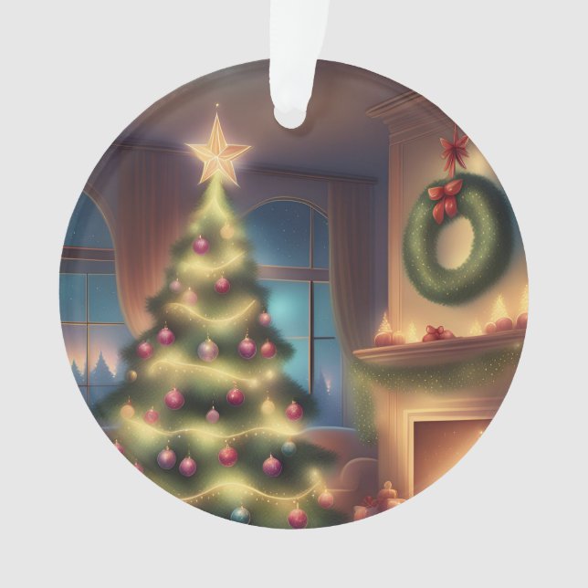 Warmer Weihnachtsbaum Ornament (Vorderseite)