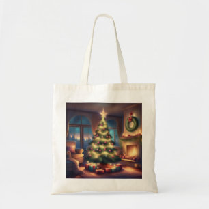 Warmer Weihnachtsbaum Tragetasche