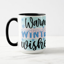 Warmer Winter wünscht Tasse