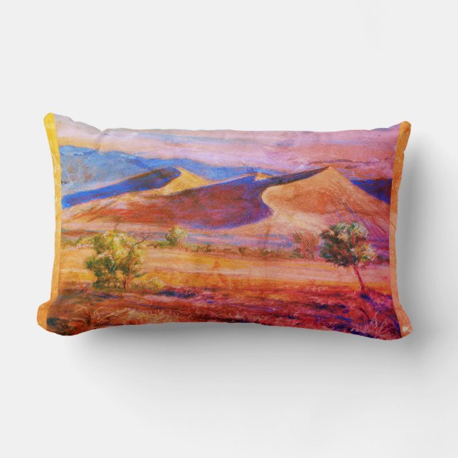 Warmer Wüstentraum von Alexandra Cook Lendenkissen (Vorderseite)