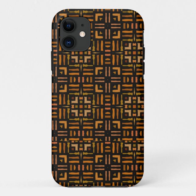 Warmes afrikanisches geometrisches Stammdesign 2 Case-Mate iPhone Hülle (Rückseite)