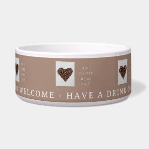 Warmes Artisan-Café-Geschäftsbranding Napf