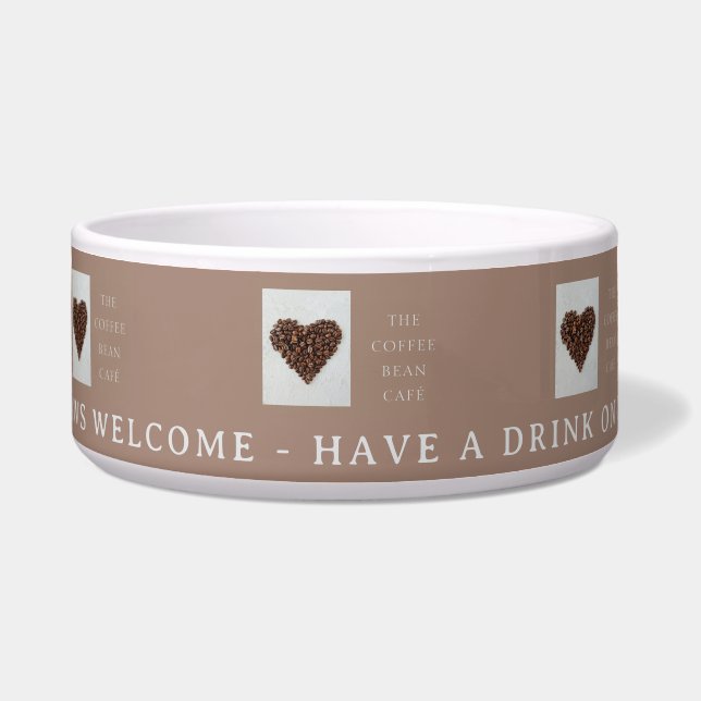 Warmes Artisan-Café-Geschäftsbranding  Napf (Vorderseite)