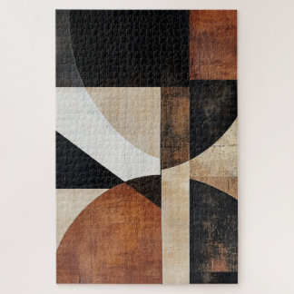 Warmes geometrisches Design für rustikalen Stil