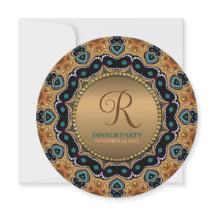 Warmes Gold und Aquamarines marokkanisches Party